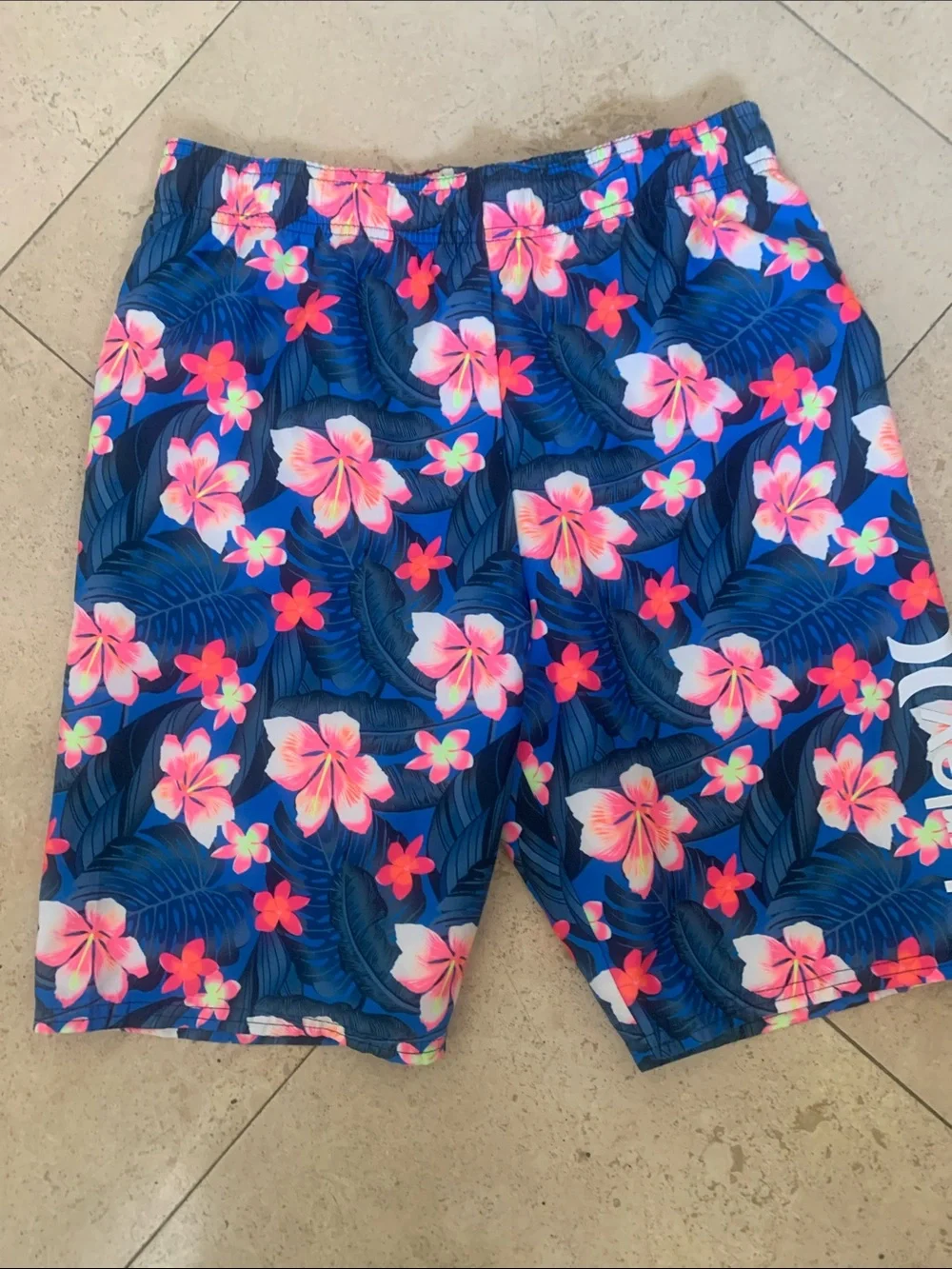 Hurley Boys Swim Shorts Pack - Light Blue, Sky Blue & Navy Floral
